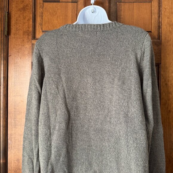 Karen Scott Gray Christmas Tree Sweater Large - Picture 9 of 12